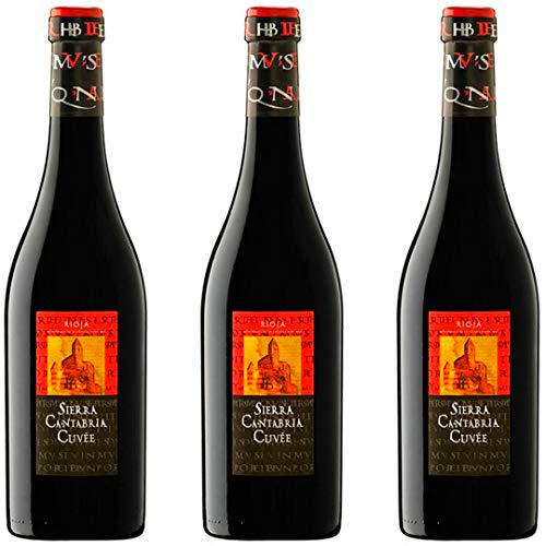 Sierra Cantabria Vino tinto Cuvee Especial 2015 - 3 botellas x 750ml