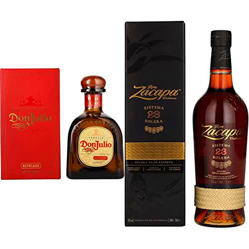 Don Julio, tequila reposado, 700 ml + Ron Zacapa Centenario 23 Solera Gran Reserva