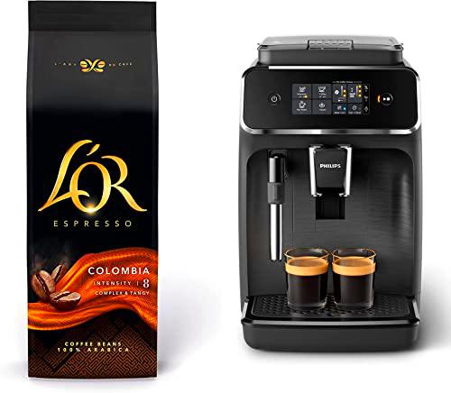 L'Or Espresso Café Grano Colombia 100% Arábica, 500 g + Philips Serie 2200 Cafetera automática