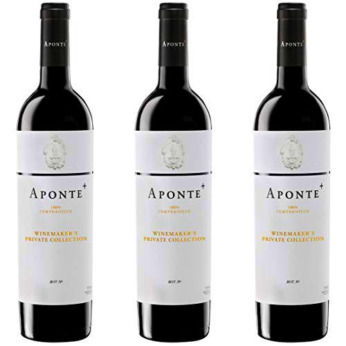 Aponte Vino Tinto (+) - 3 botellas x 750ml - total: 2250 ml