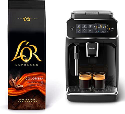 L'Or Espresso Café Grano Colombia 100% Arábica, 500 g + Philips Serie 3200 Cafetera automática