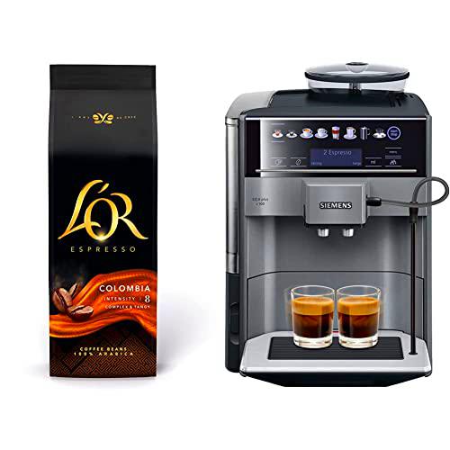 L'Or Espresso Café Grano Colombia 100% Arábica, 500 g + Siemens Cafetera automática EQ.6 plus s100