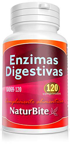 Naturbite Enzimas Digestivas - 120 Comprimidos