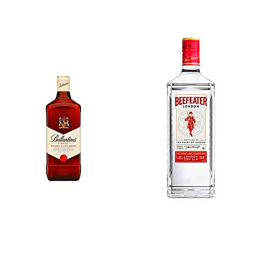 Ballantine's Finest Whisky Escocés de Mezcla - 1500 ml + Beefeater London Dry Ginebra