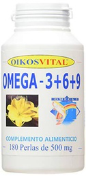 Oikos Omega 3 + 6 + 9 500 Mg 180 Perlas 180 Perlas Oikos 300 g