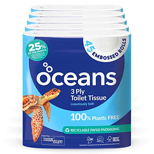 Oceans Papel higiénico 45 rollos (180x3ply)