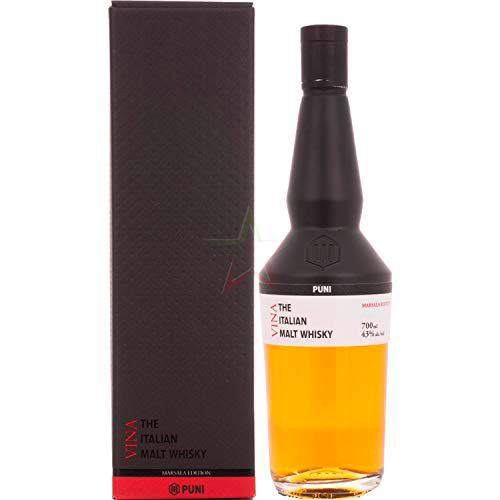 Puni Vina MARSALA The Italian Malt Whisky 43% - 700ml in Giftbox