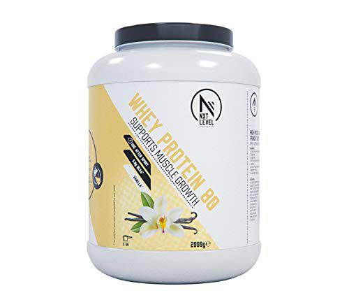 NXT Level - Whey Protein 80 Nutrición Deportiva - Vainilla 2000 g